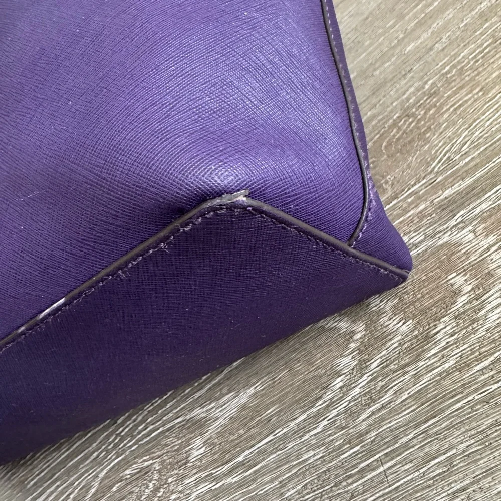 Michael Kors Purple Tote Bag - Picture 15 of 16